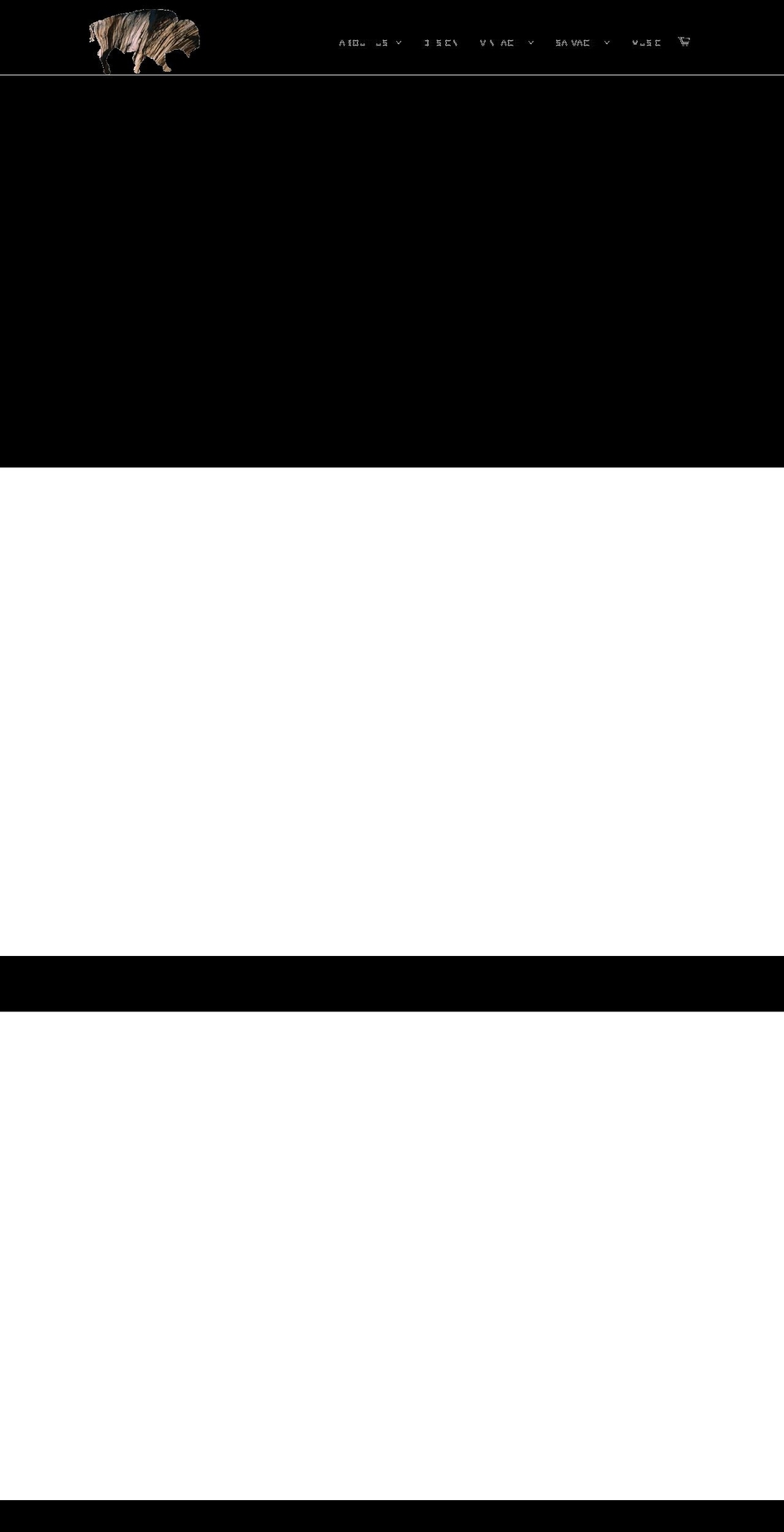 buffaloandbone.com shopify website screenshot