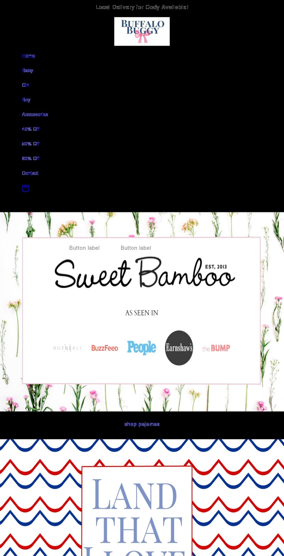 buffalobuggy.com shopify website screenshot