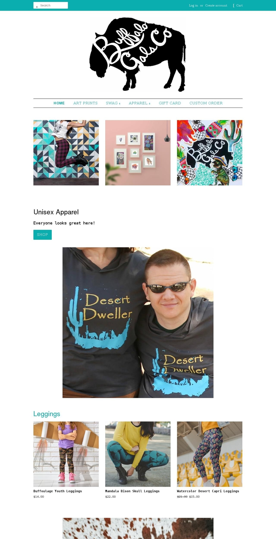 buffalogalsco.com shopify website screenshot