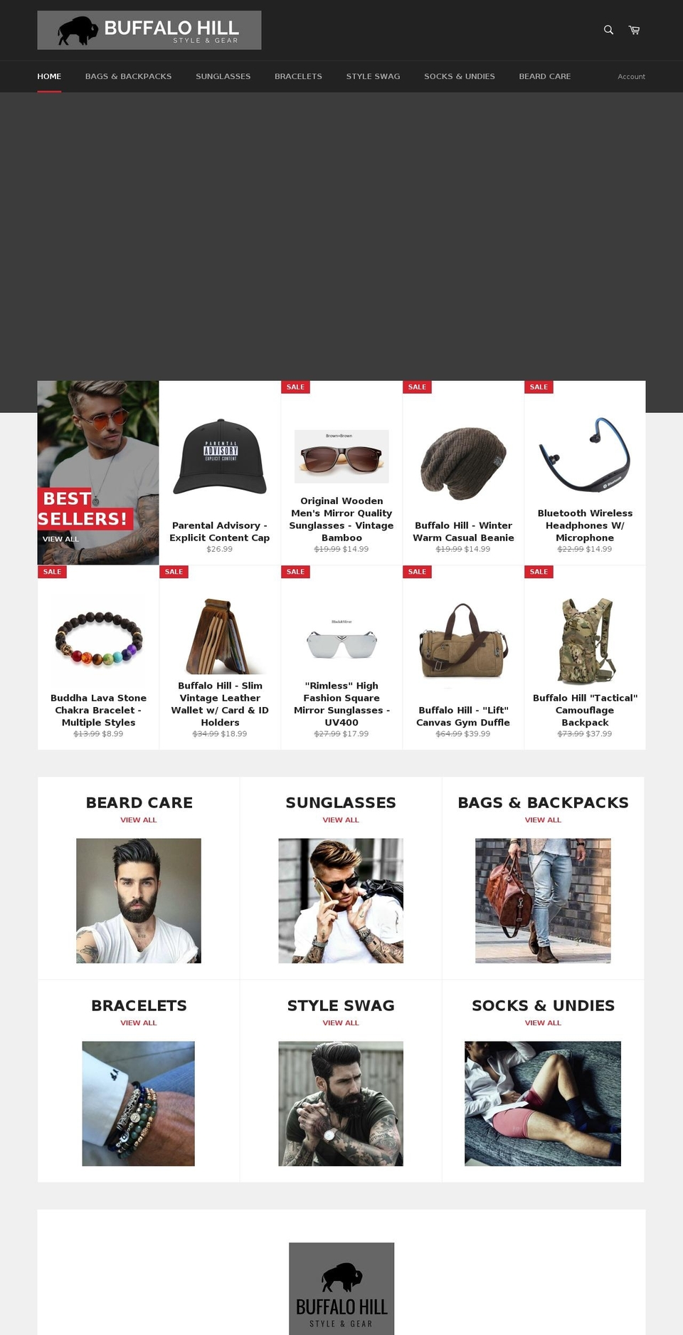 buffalohillsupply.com — Shopify storefront screenshot