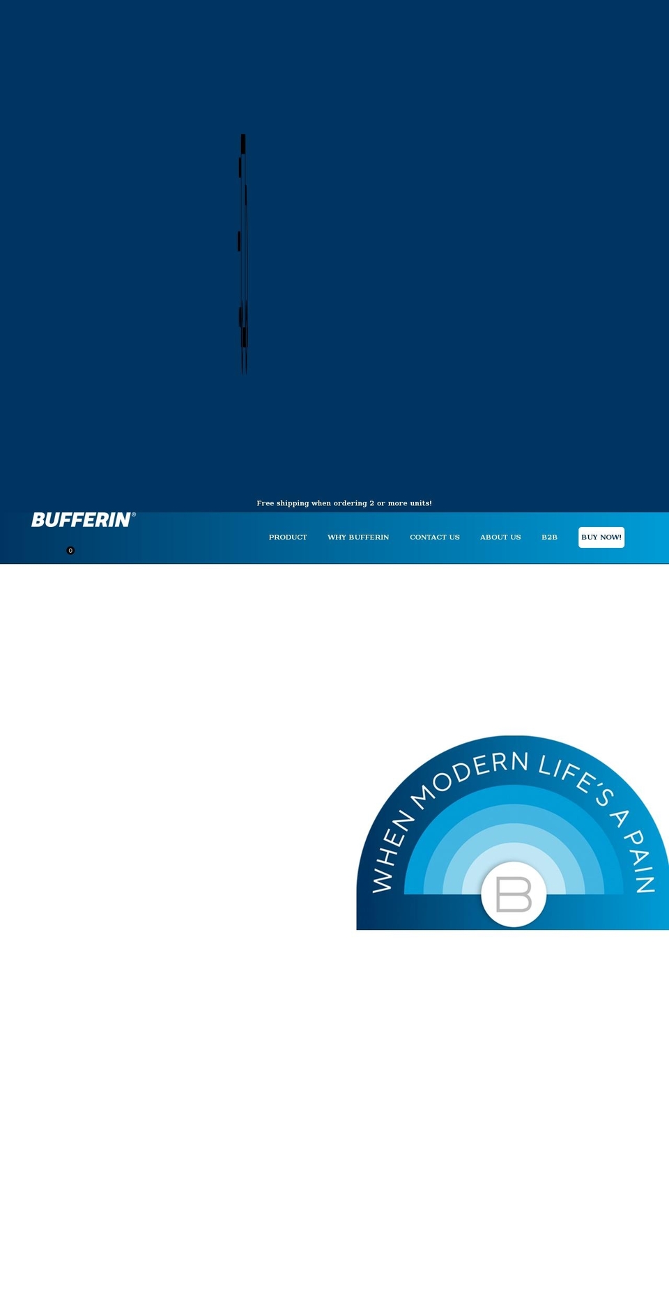 bufferin.com shopify website screenshot