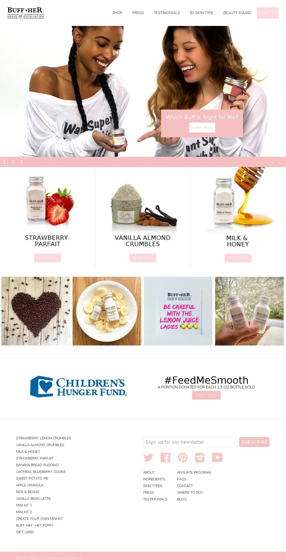 buffher.com shopify website screenshot