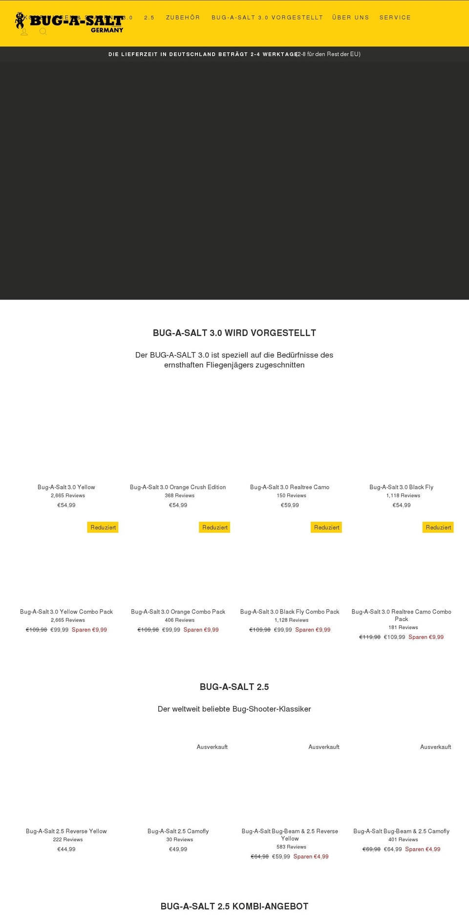 bugasalt.de shopify website screenshot