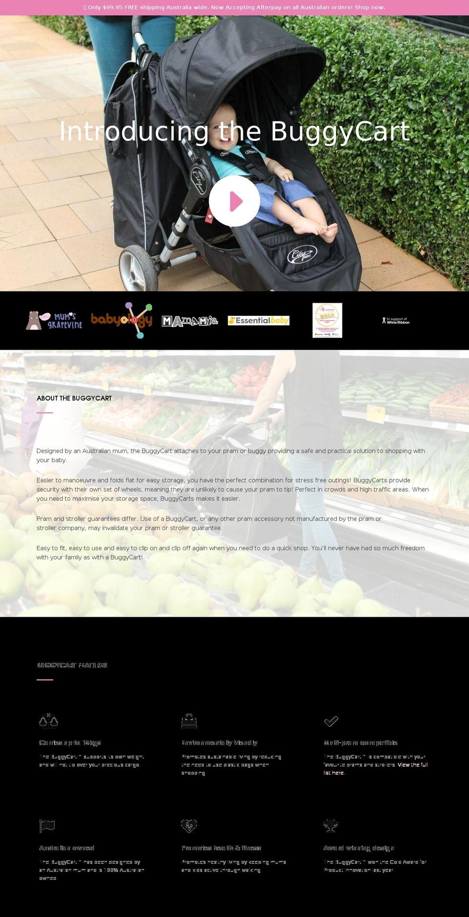 buggycart.net shopify website screenshot