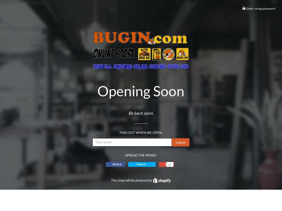 bugin-com.myshopify.com shopify website screenshot