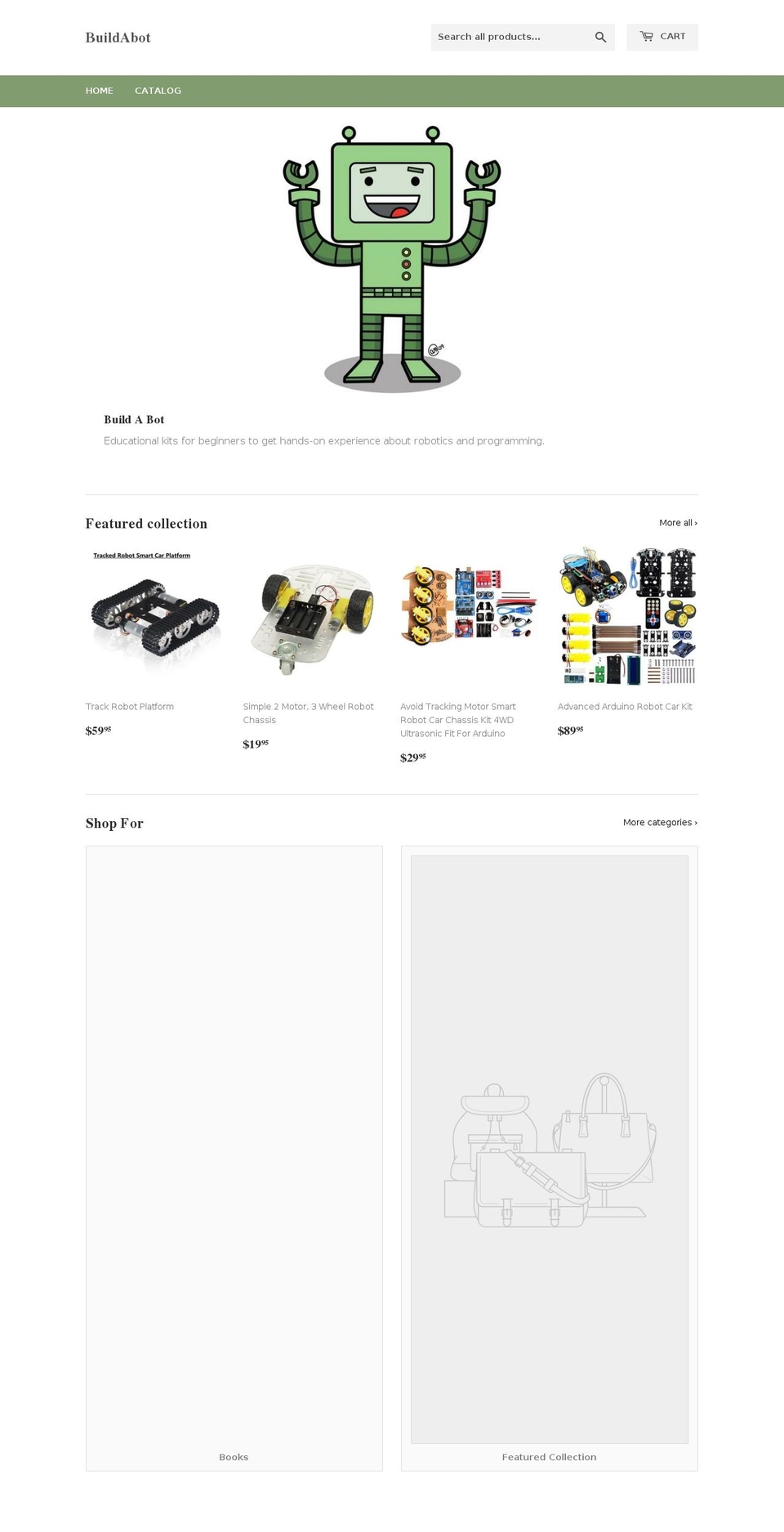 build-abot.com — Shopify storefront screenshot
