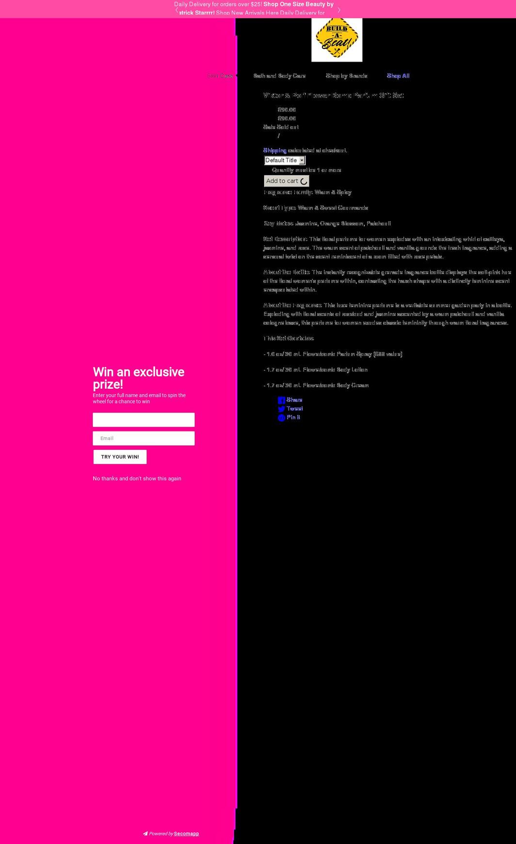 buildabeatbahamas.com shopify website screenshot