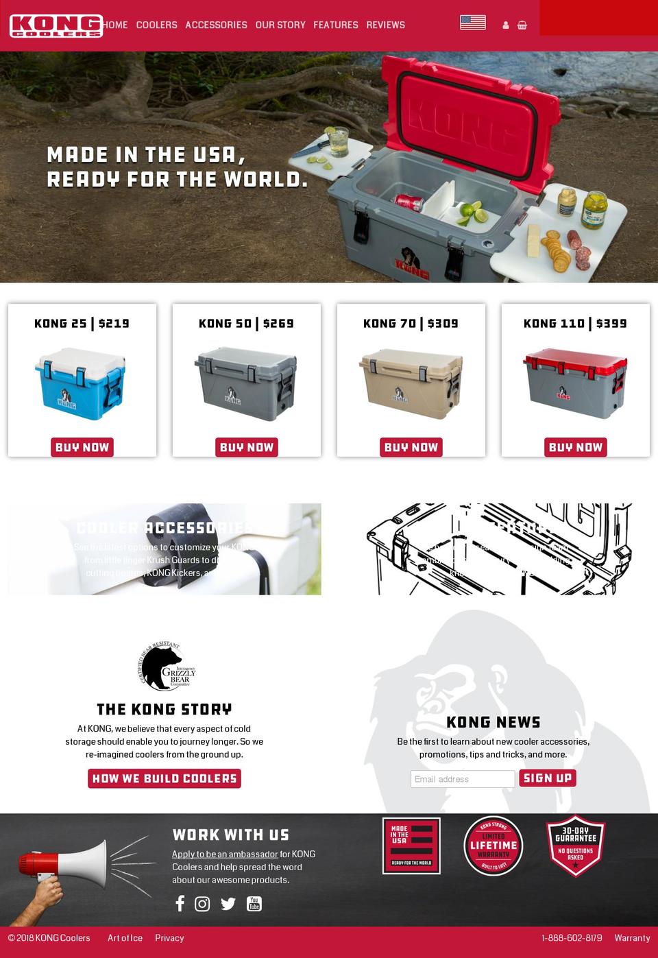 buildakong.com — Shopify storefront screenshot