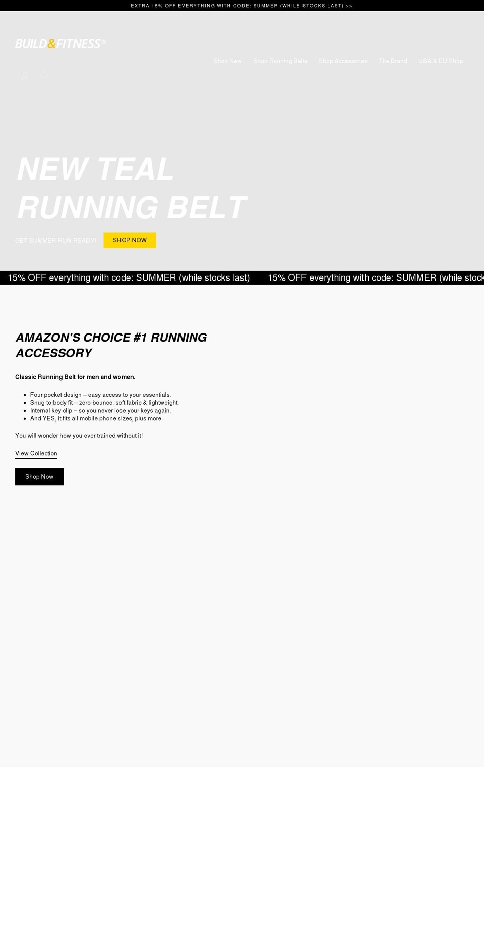 buildandfitness.co.uk shopify website screenshot