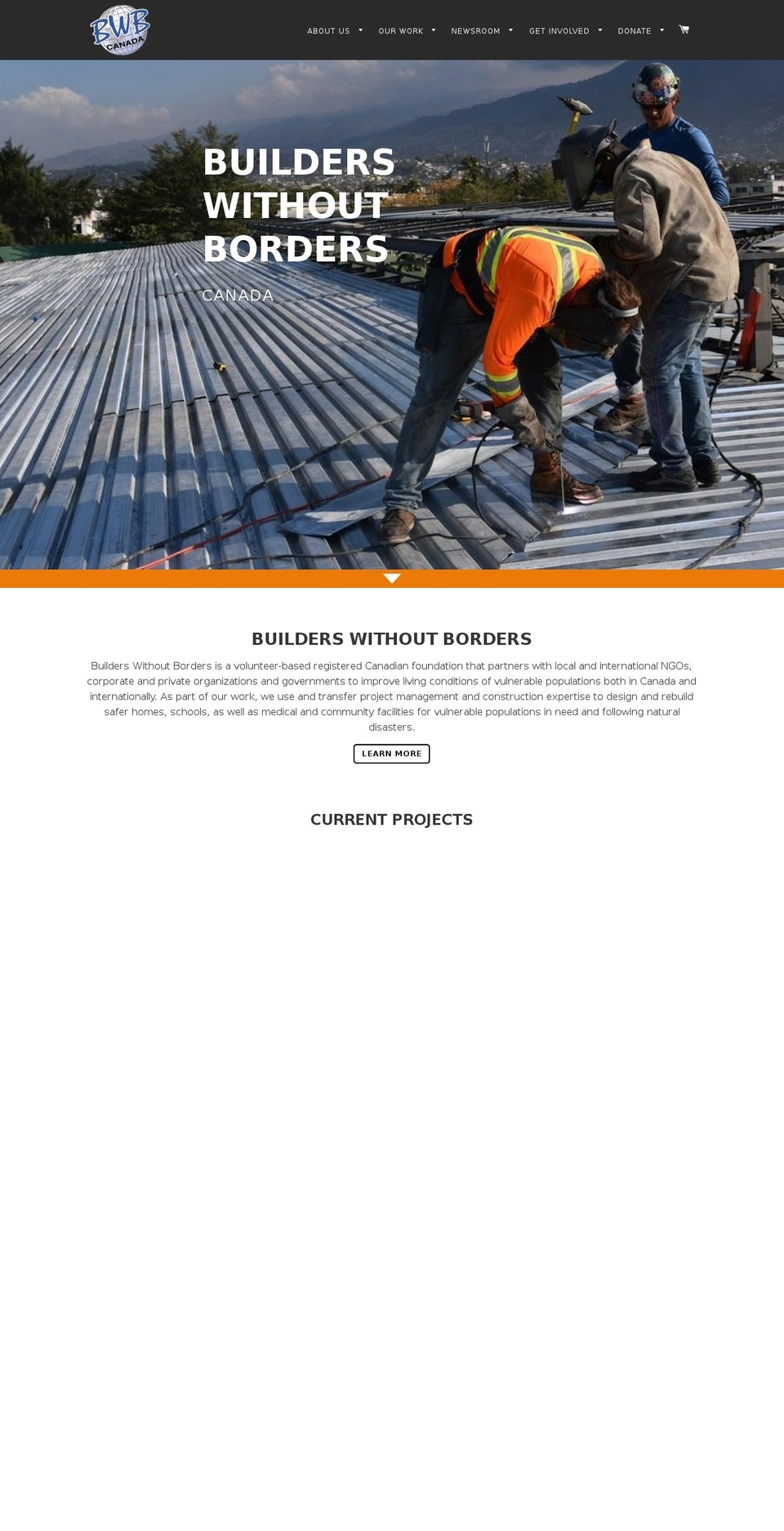 builderswithoutborders.com shopify website screenshot