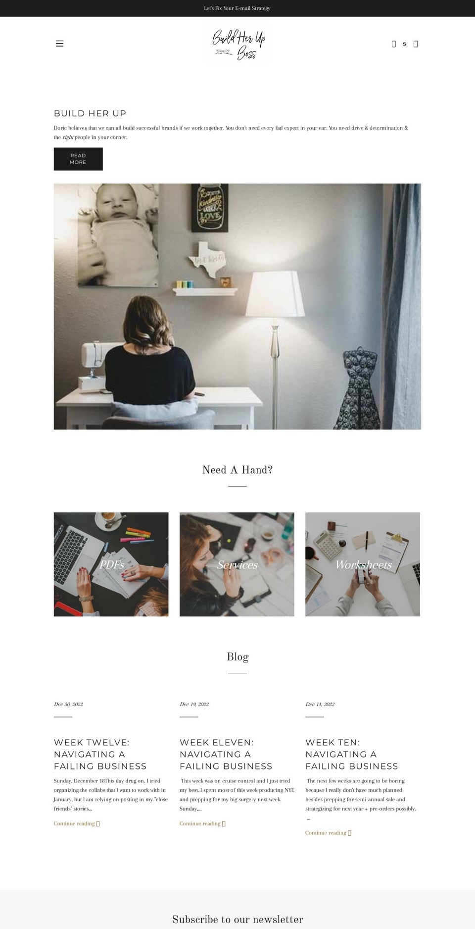 buildherupboss.com — Shopify storefront screenshot