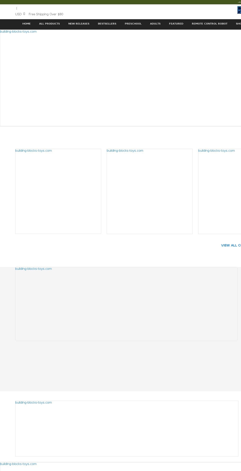 building-blocks-toys.com shopify website screenshot