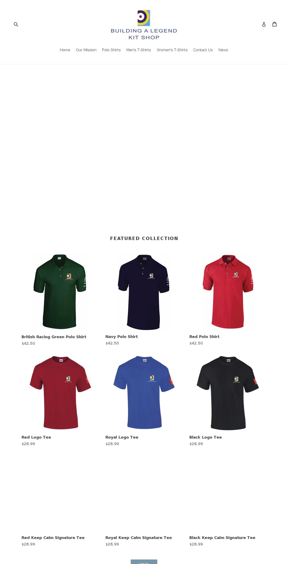 buildingalegend.ca shopify website screenshot