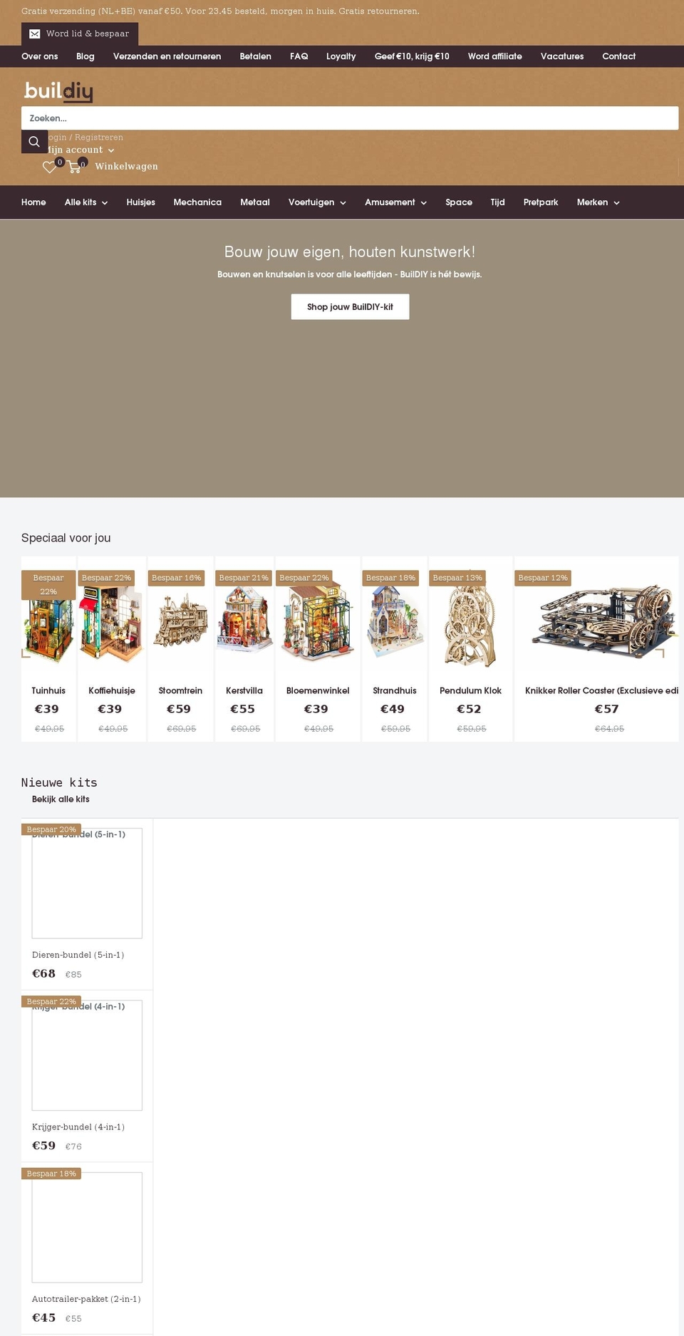 buildiy.nl shopify website screenshot