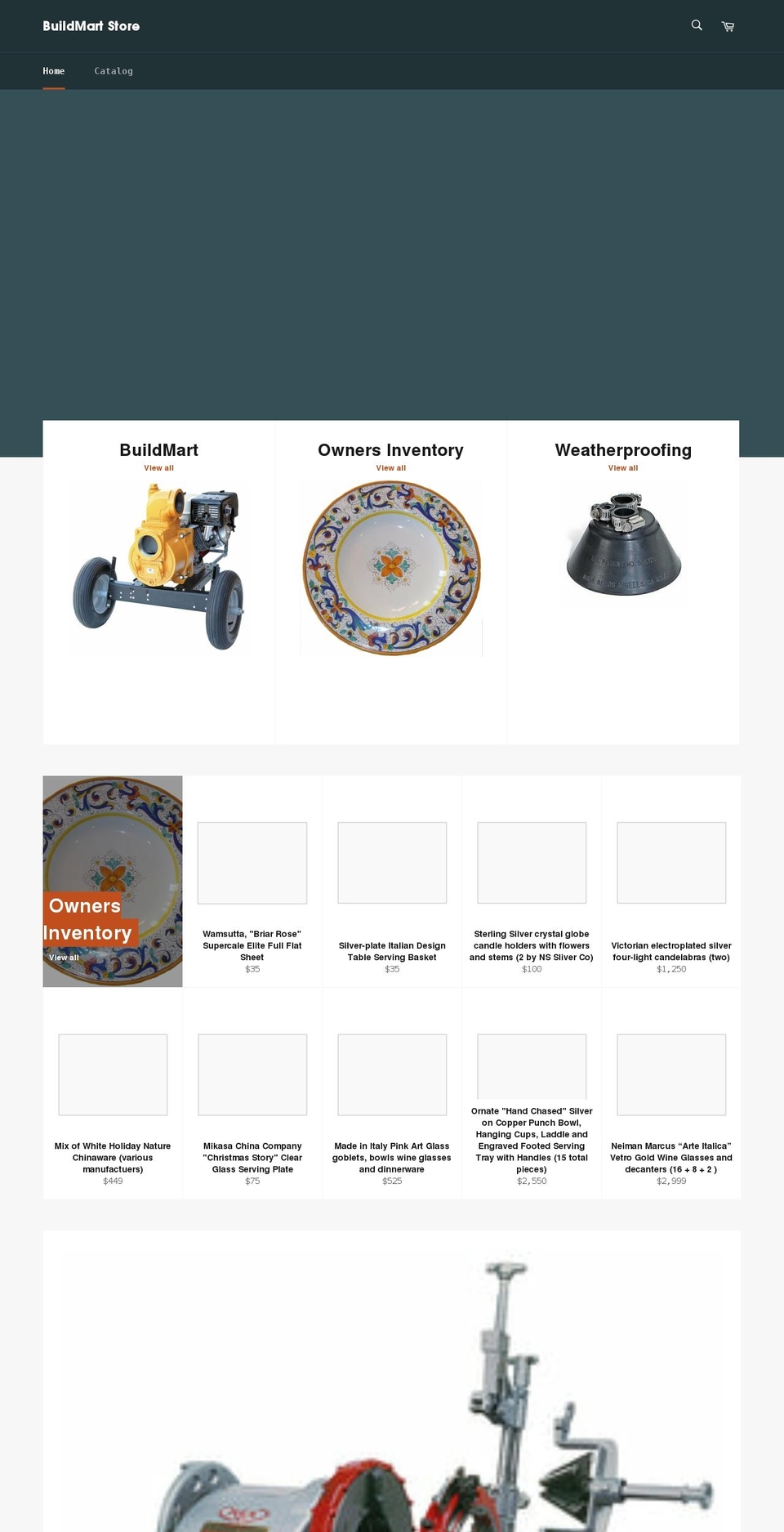 buildmartstore.com shopify website screenshot