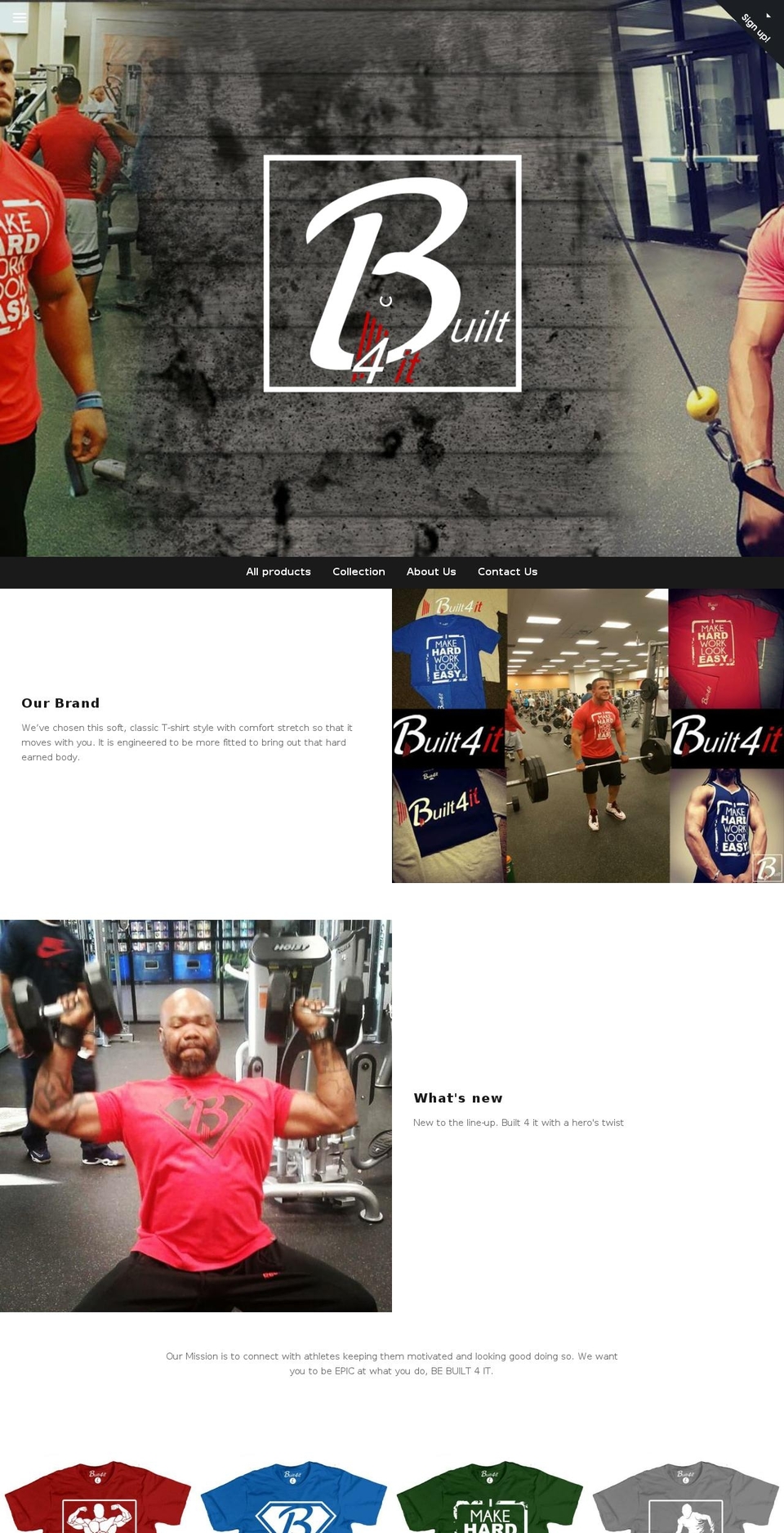 built4it.com shopify website screenshot
