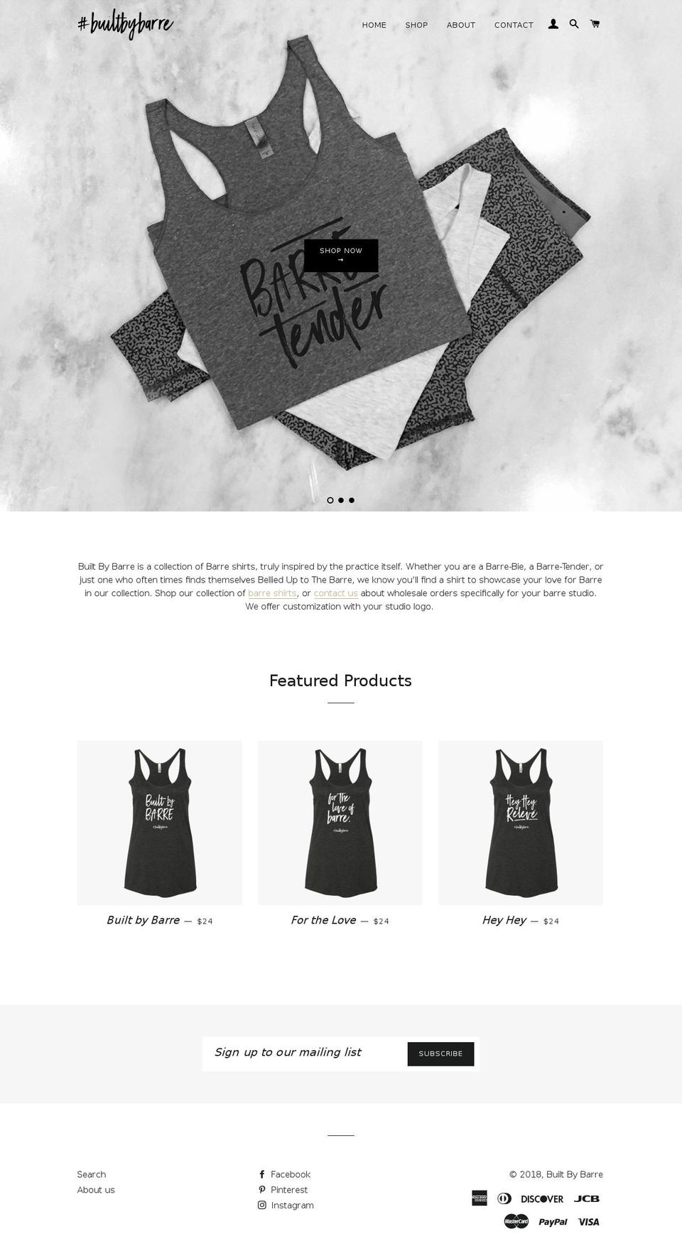 builtbybarre.com — Shopify storefront screenshot
