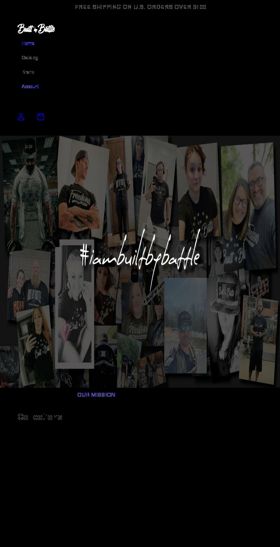 builtbybattle.com shopify website screenshot