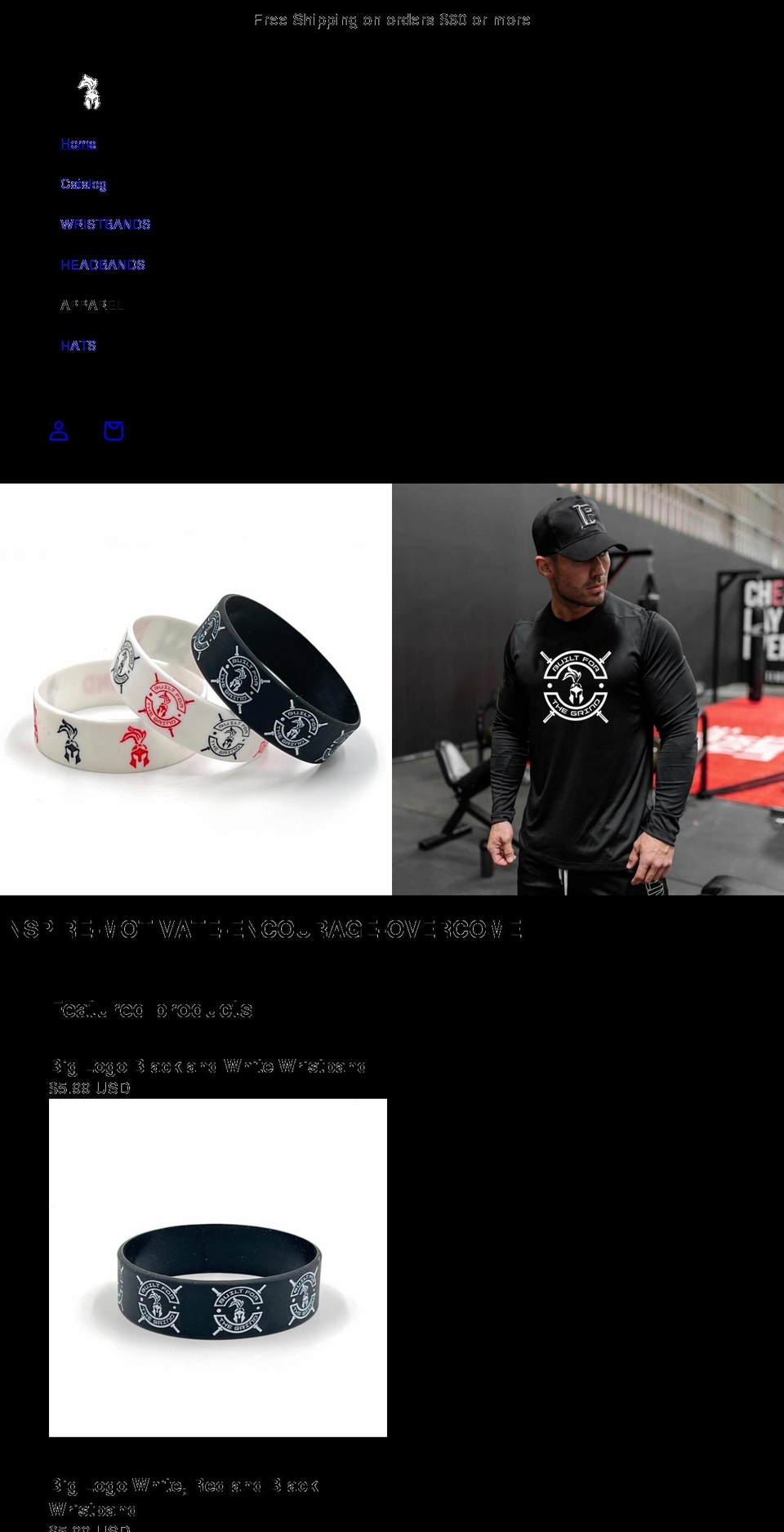 builtforthegrind.com shopify website screenshot