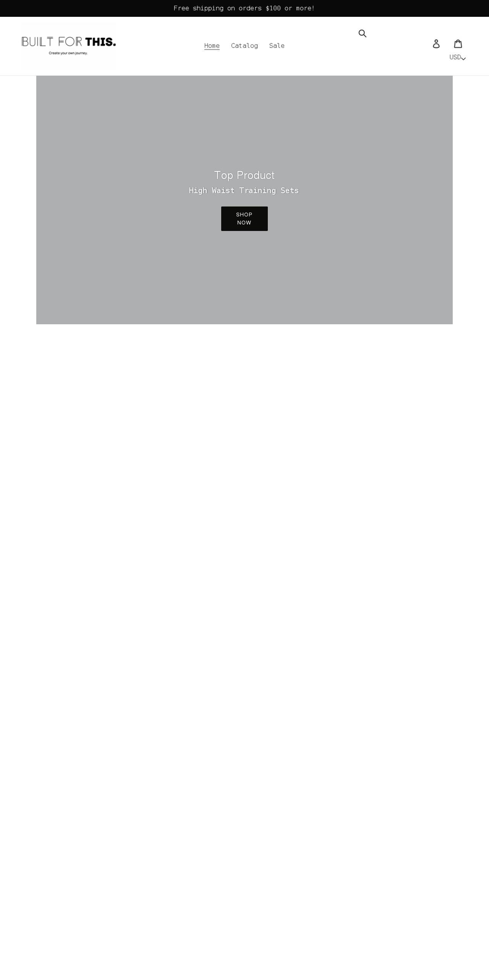 builtforthisbrand.com shopify website screenshot
