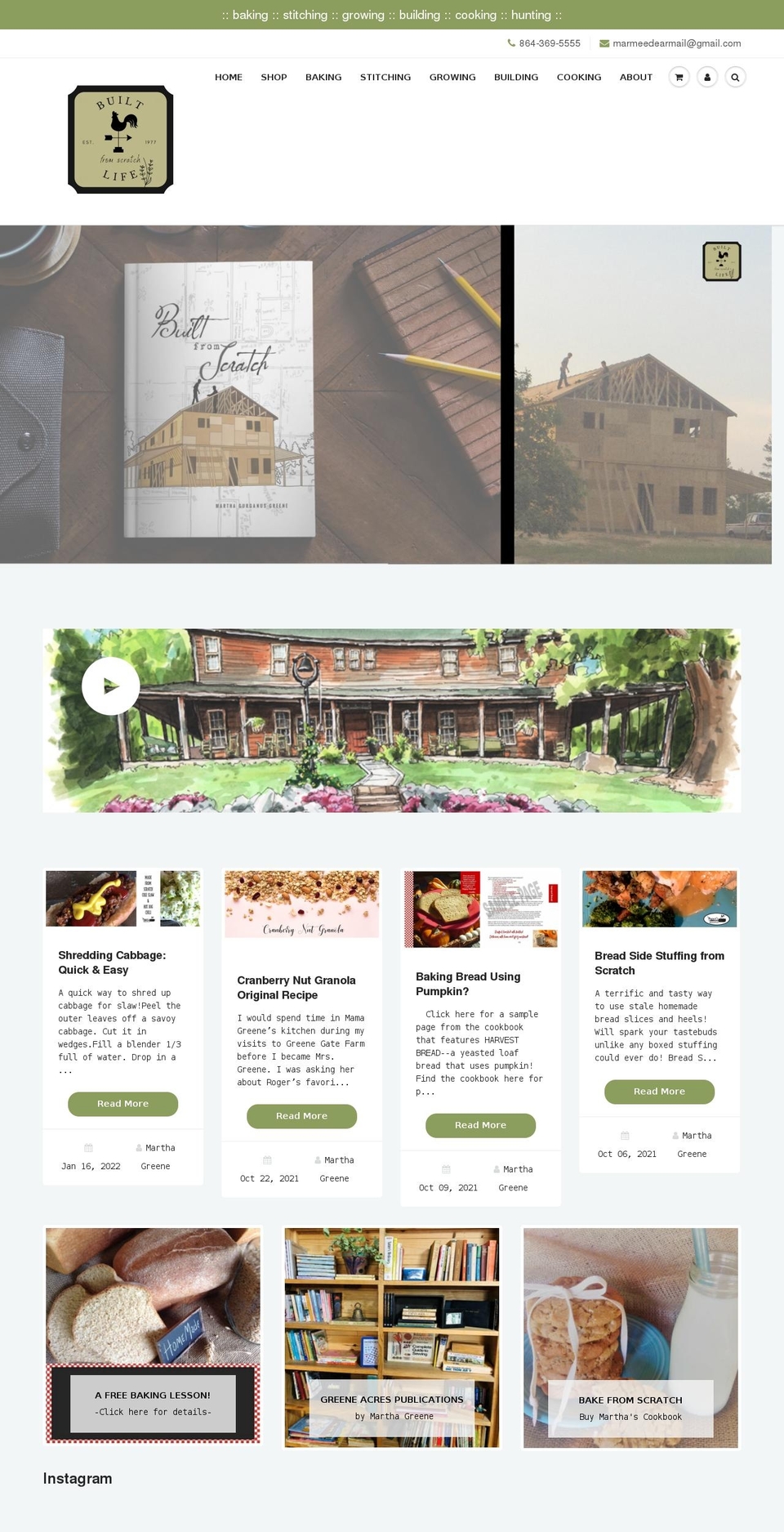 builtfromscratchlife.com shopify website screenshot