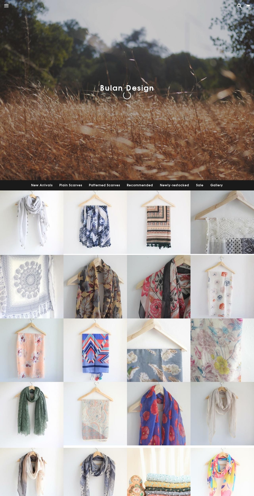 bulandesign.com shopify website screenshot