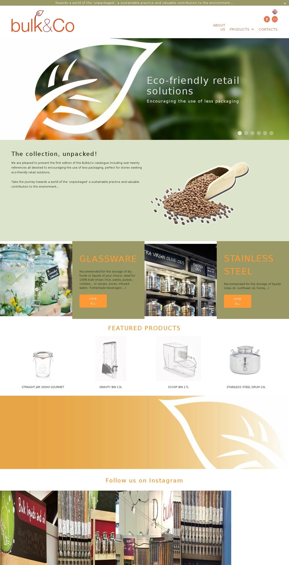 bulkandco.com shopify website screenshot