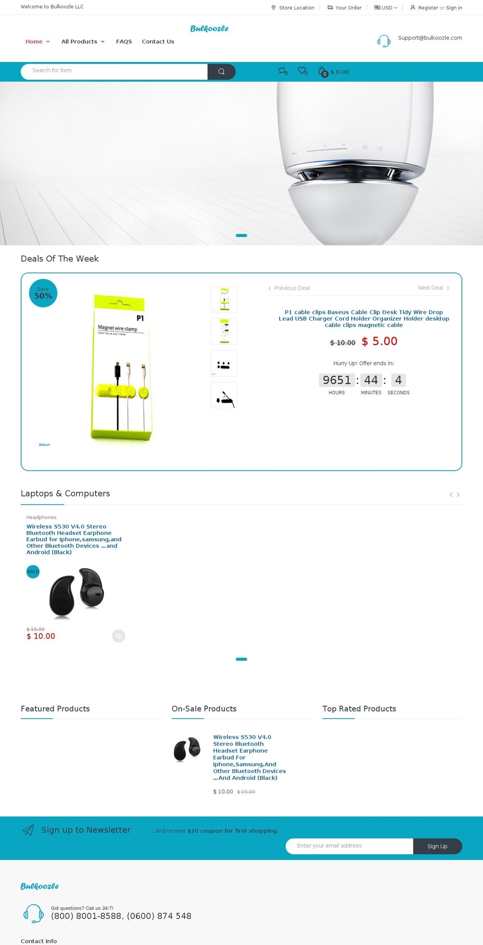 ELECTRO - GADGETS \u0026 DIGITAL RESPONSIVE SHOPIFY TH Shopify theme site example bulkoozle.com