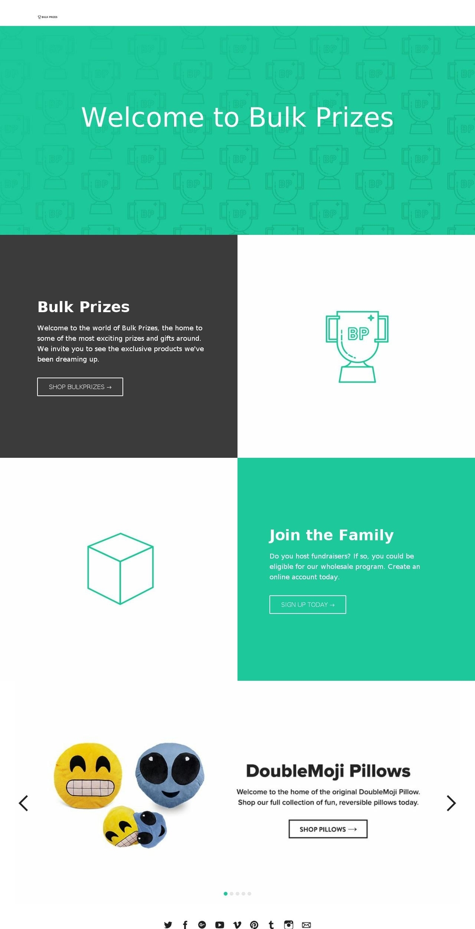 bulkprizes.com — Shopify storefront screenshot