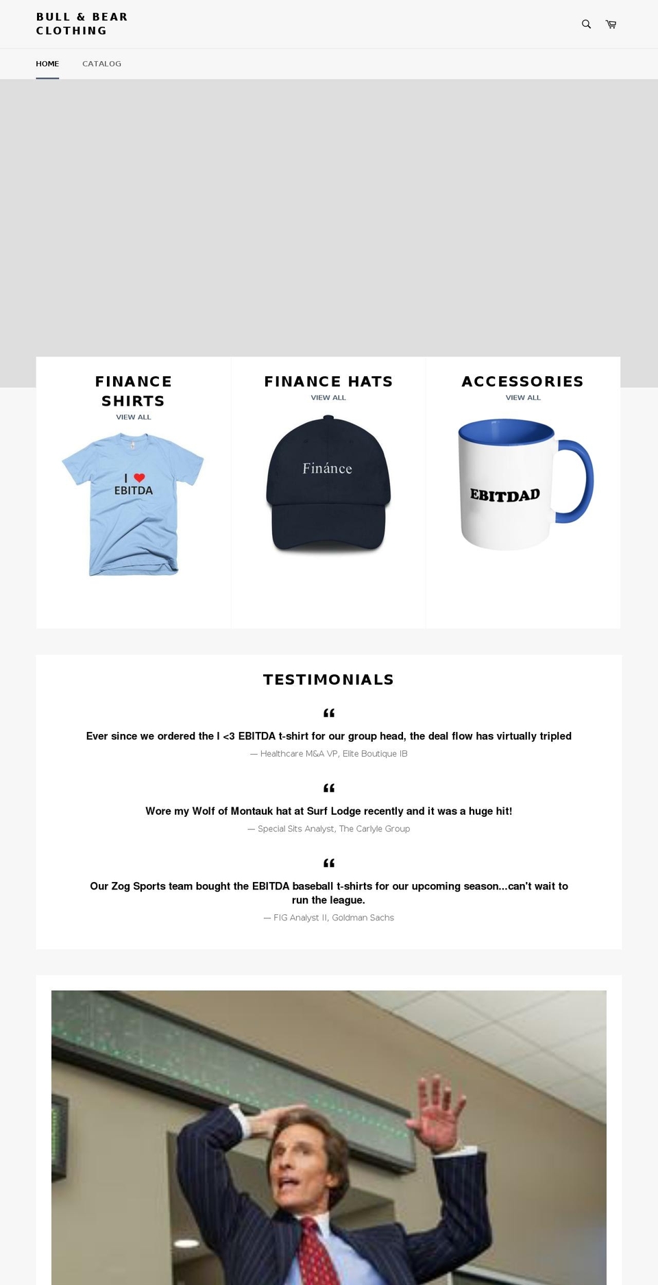 bullandbearclothing.com — Shopify storefront screenshot