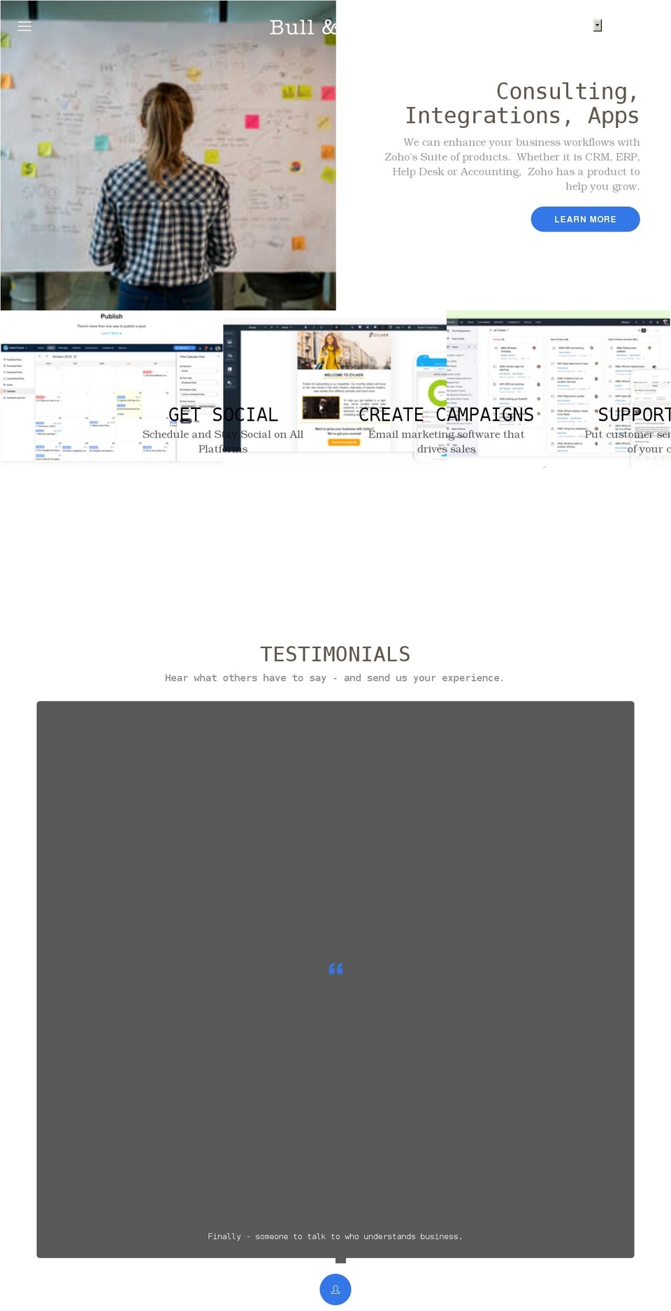 bullandlogic.com shopify website screenshot