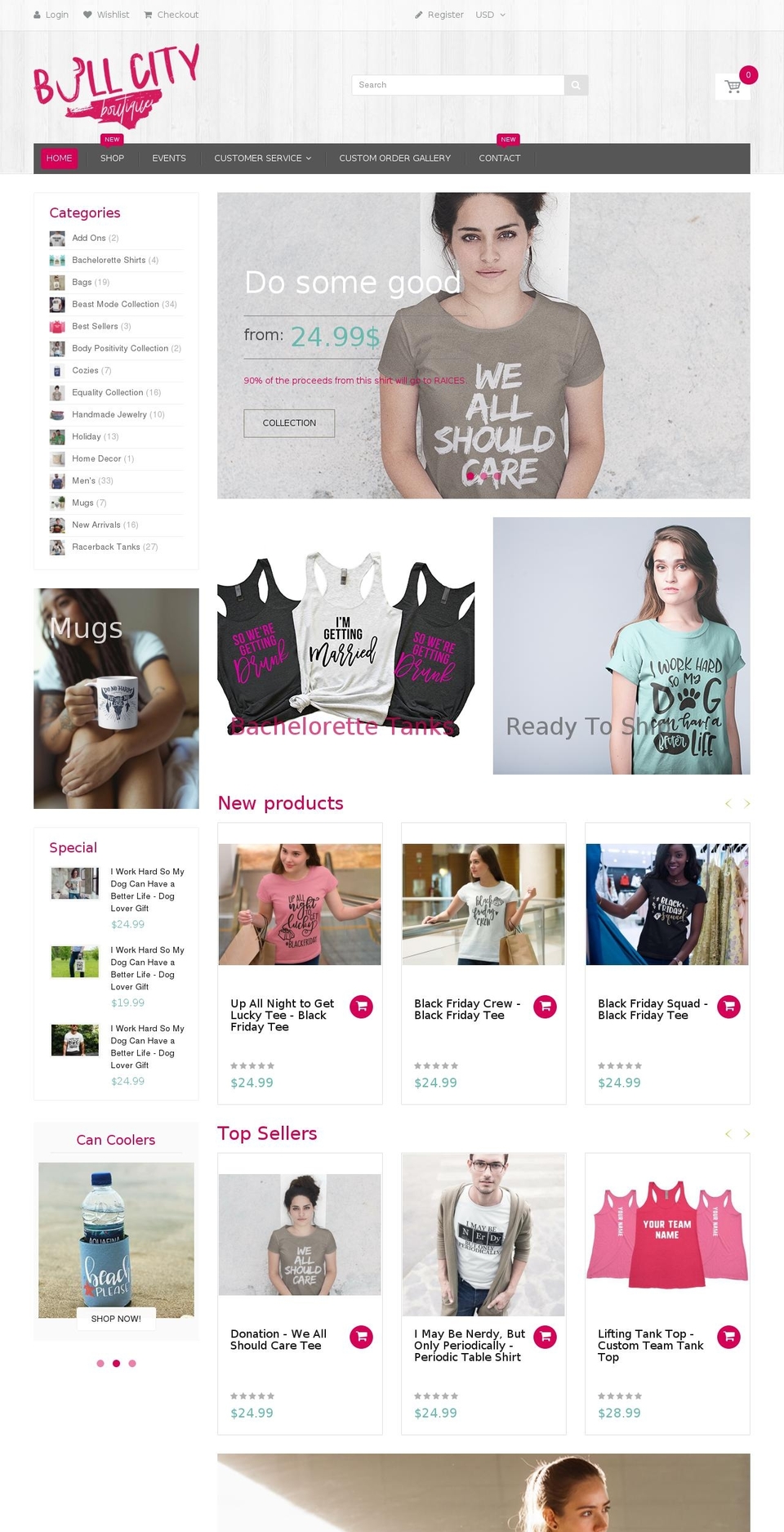 handy-2-0 Shopify theme site example bullcityboutique.com