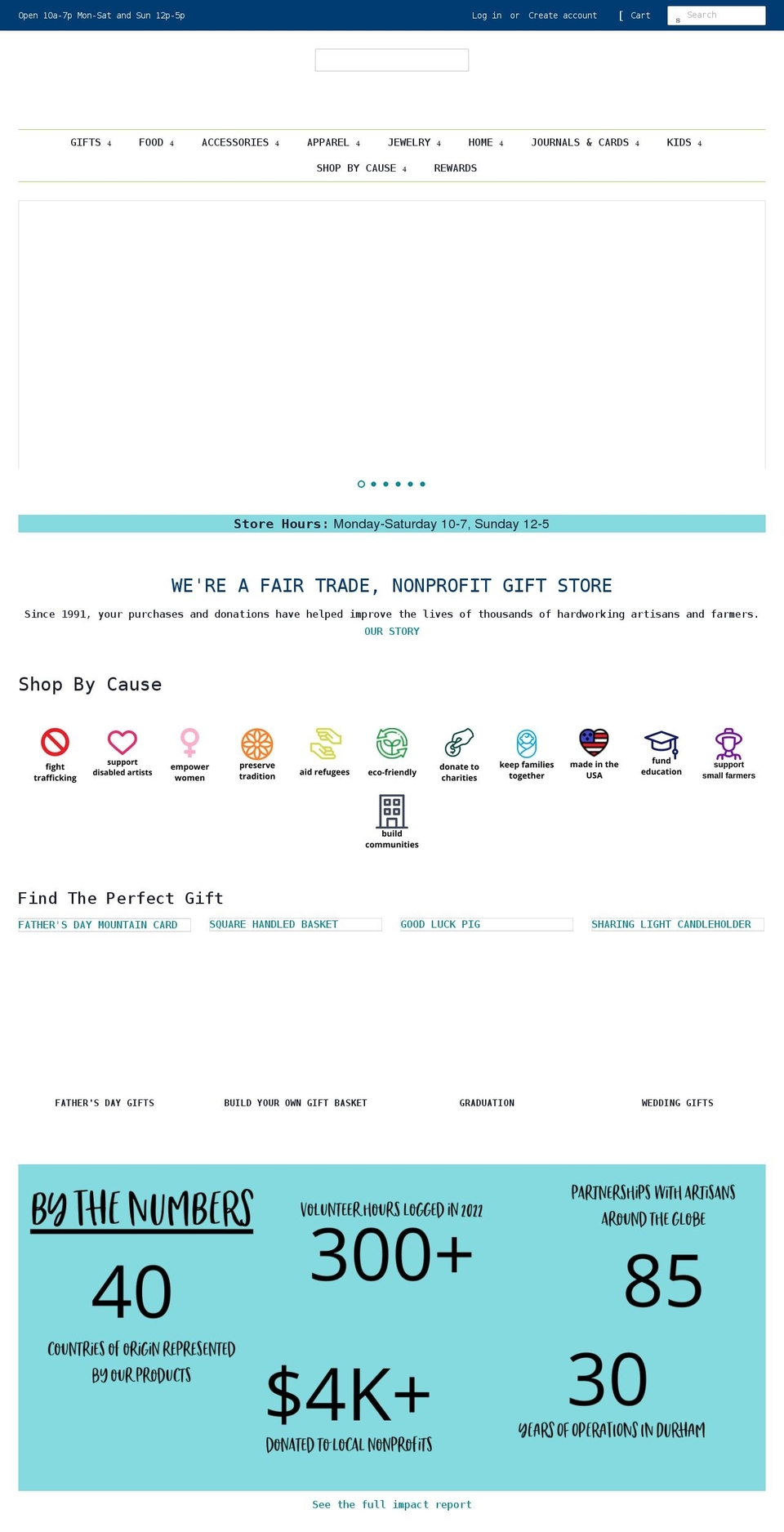 bullcityfairtrade.com shopify website screenshot