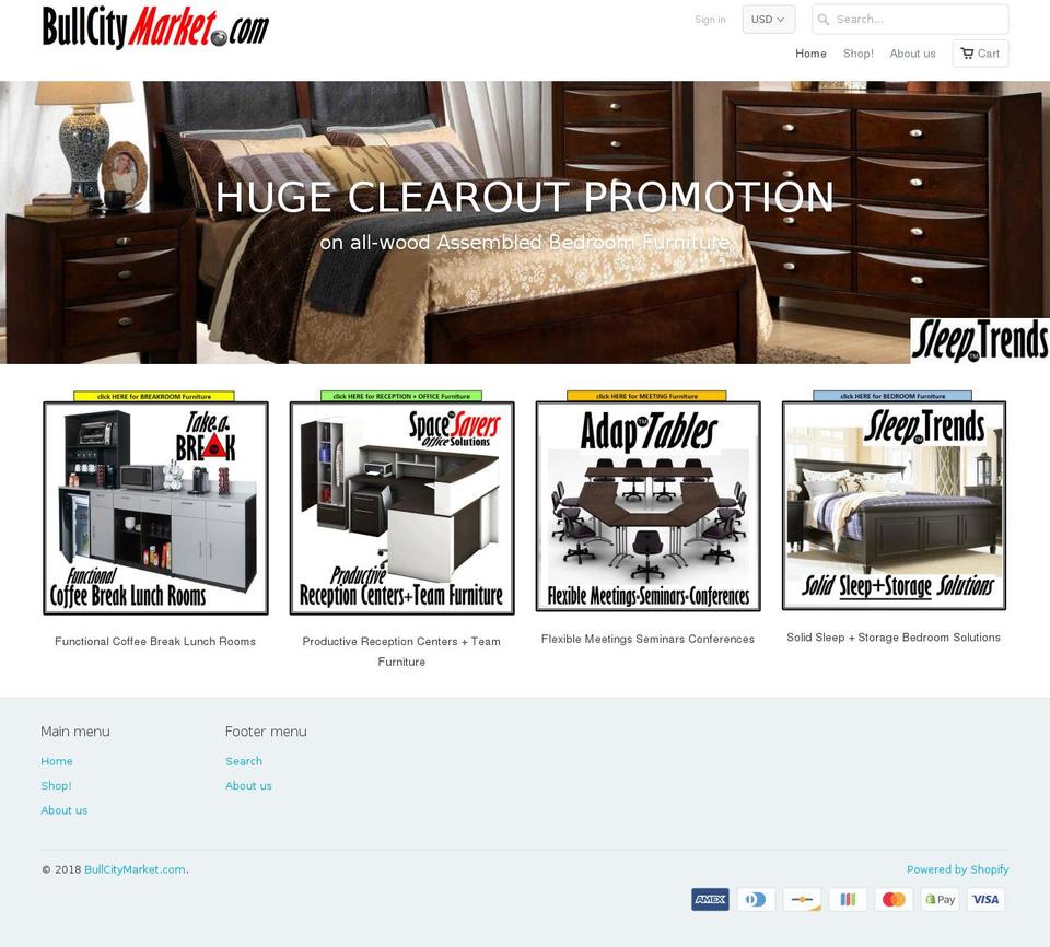 bullcitymarket.com — Shopify storefront screenshot
