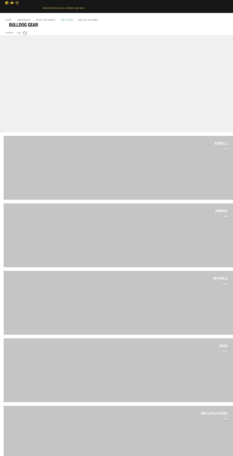 bulldoggear.com shopify website screenshot