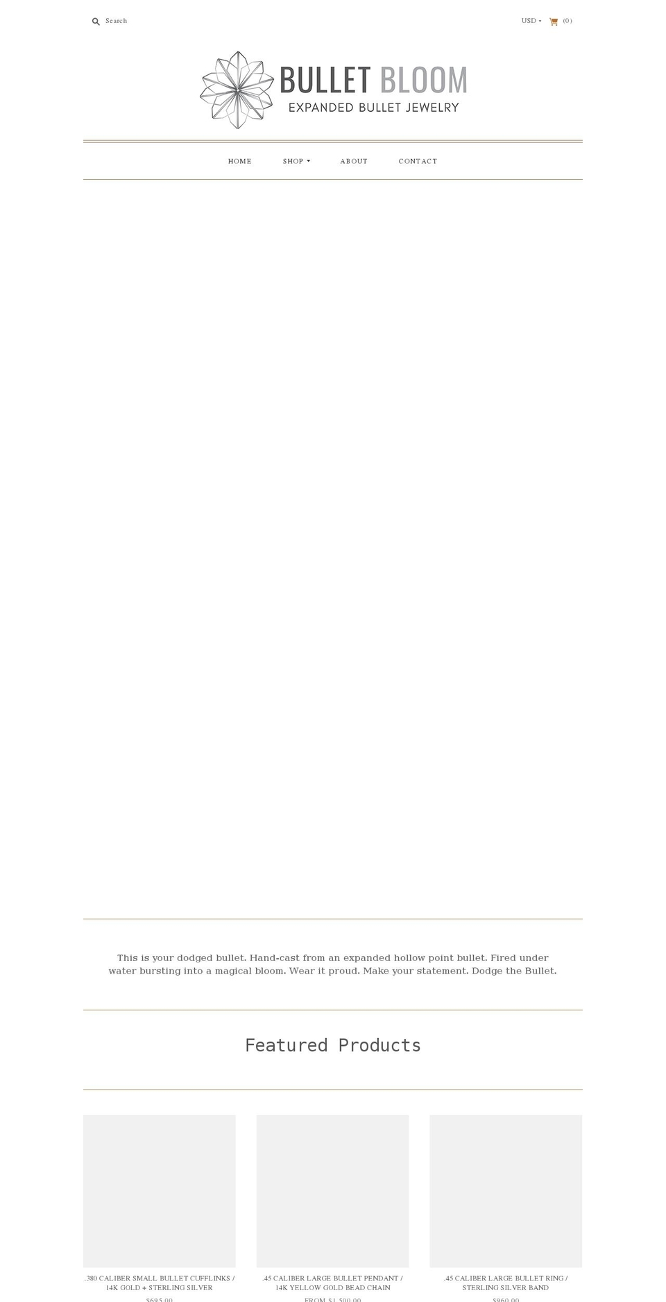 bulletbloom.com shopify website screenshot
