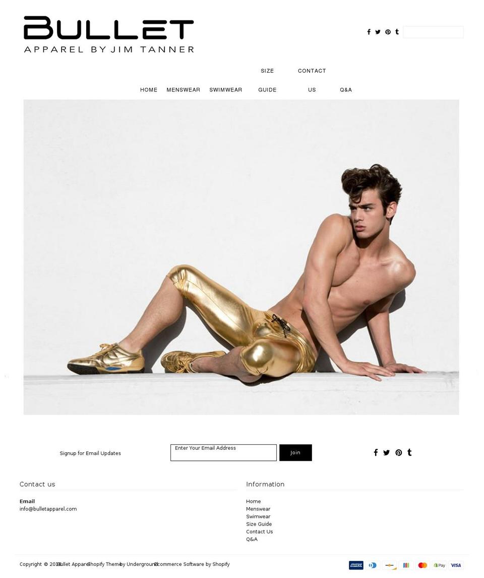 bulletbyjt.com shopify website screenshot