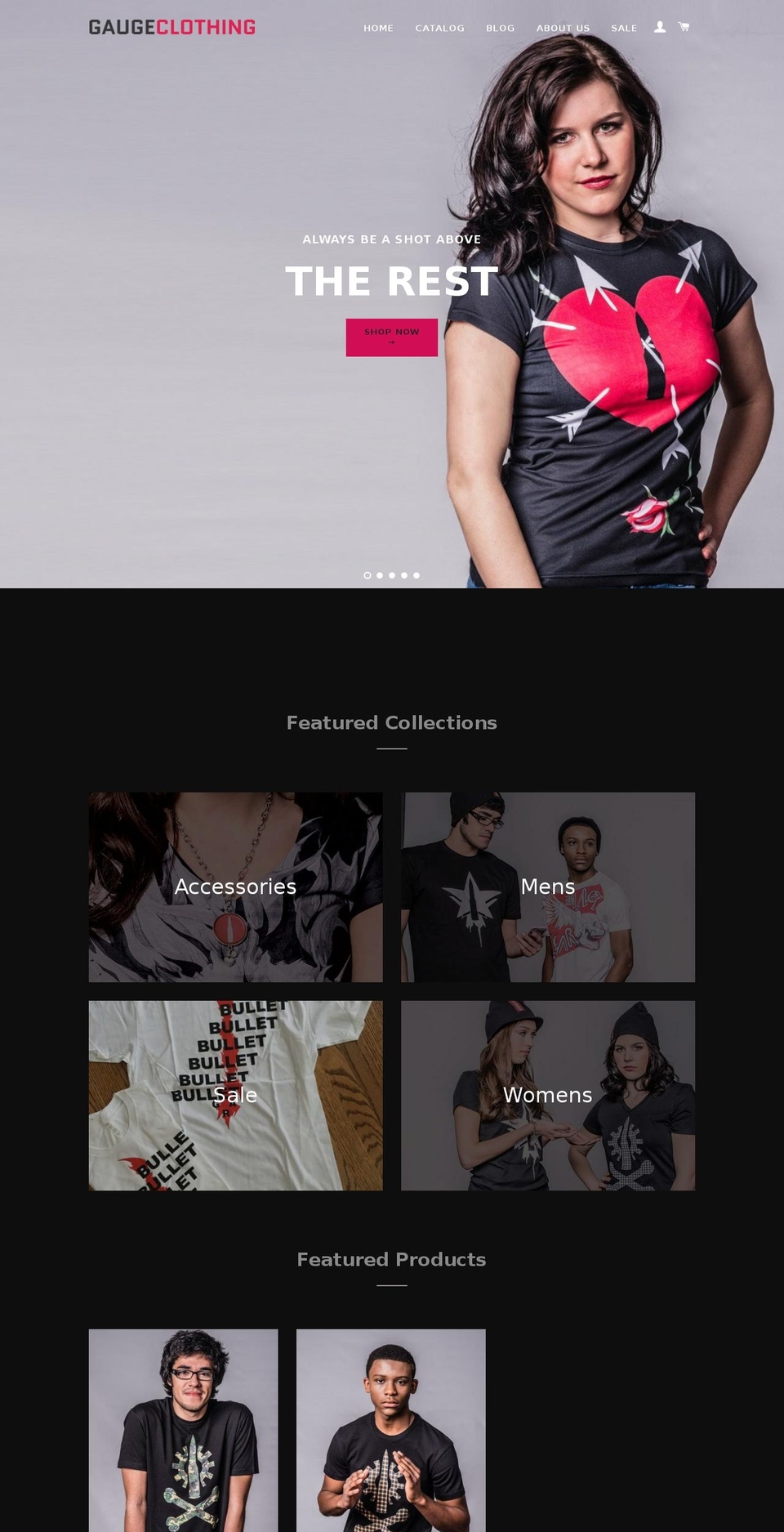 bulletgclothing.com shopify website screenshot