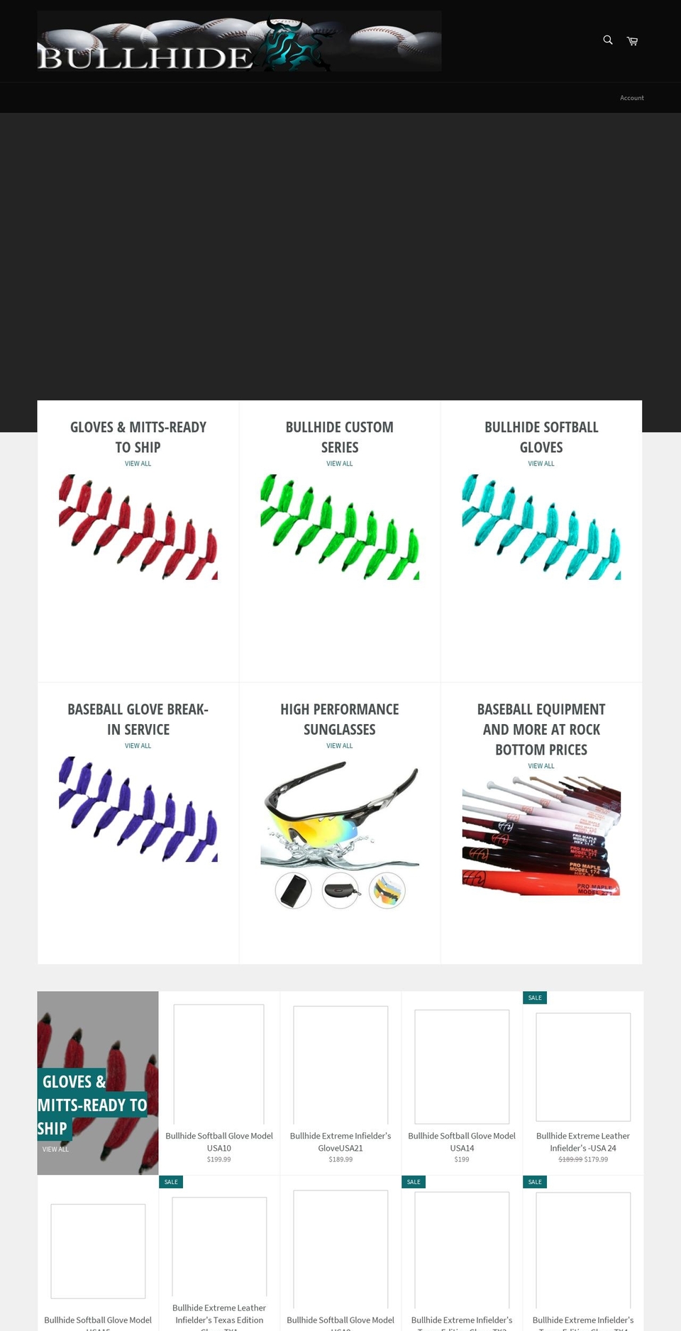 bullhideusa.com — Shopify storefront screenshot