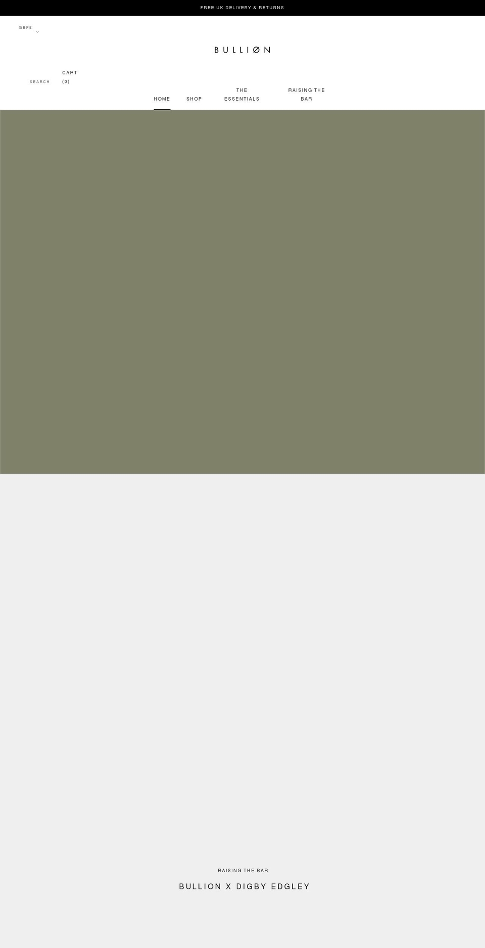 bullioneyewear.com shopify website screenshot