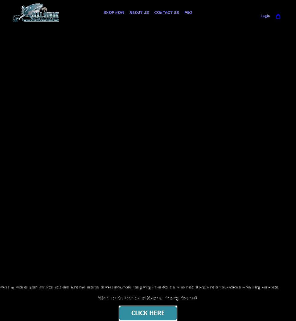 bullsharkmedical.com shopify website screenshot
