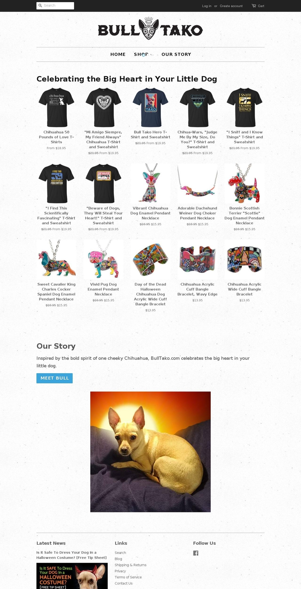 bulltako.com — Shopify storefront screenshot