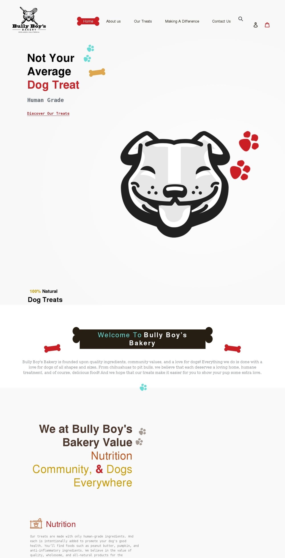 bullyboysbakery.com shopify website screenshot