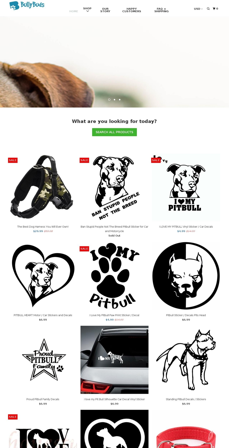 bullybuds.com — Shopify storefront screenshot