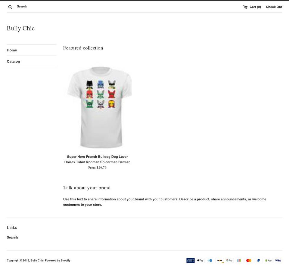 bullychic.com — Shopify storefront screenshot