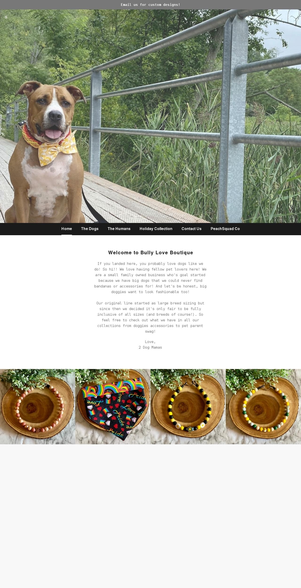bullyloveboutique.ca shopify website screenshot