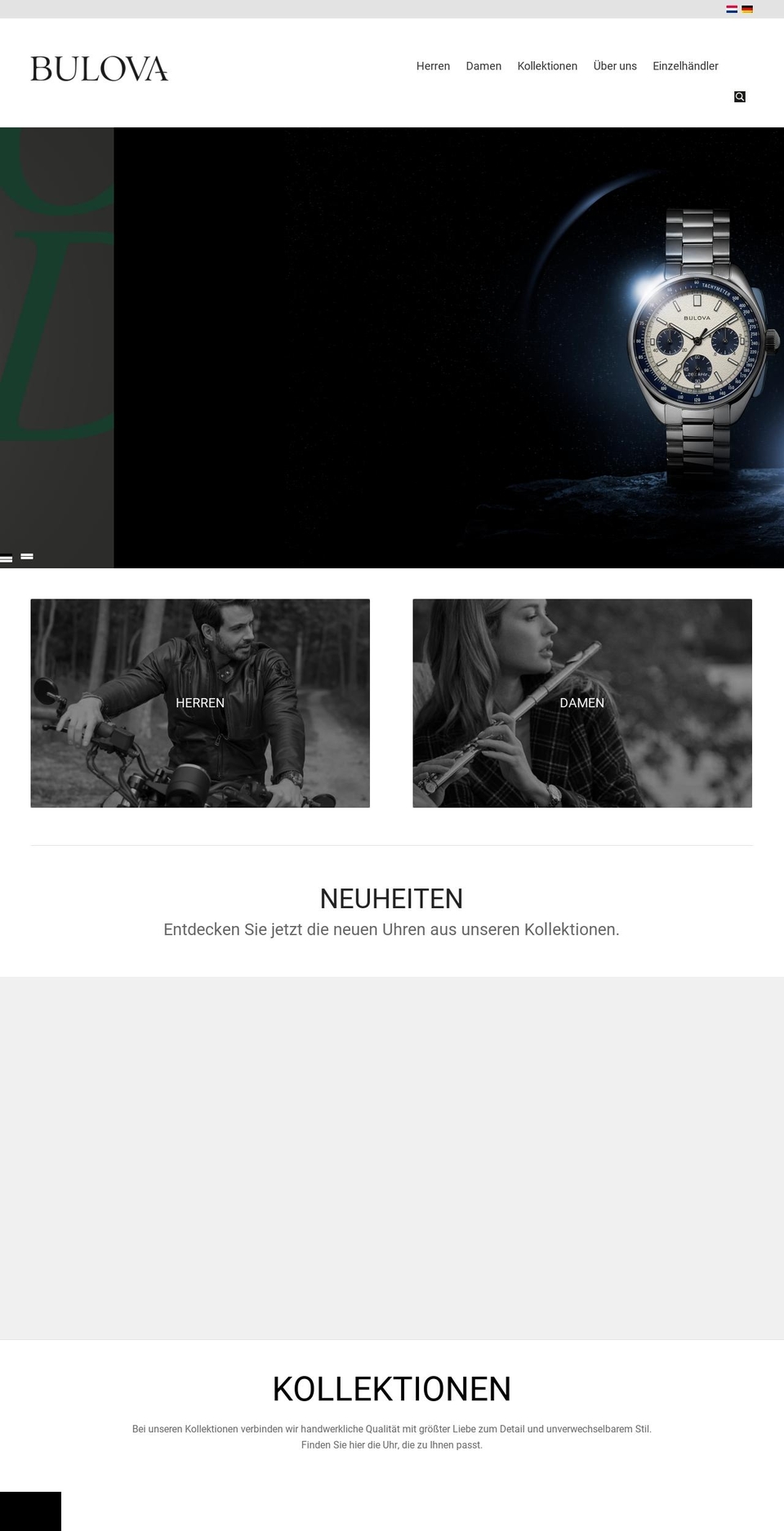 Father's Day Theme Shopify theme site example bulova-precisionist.com