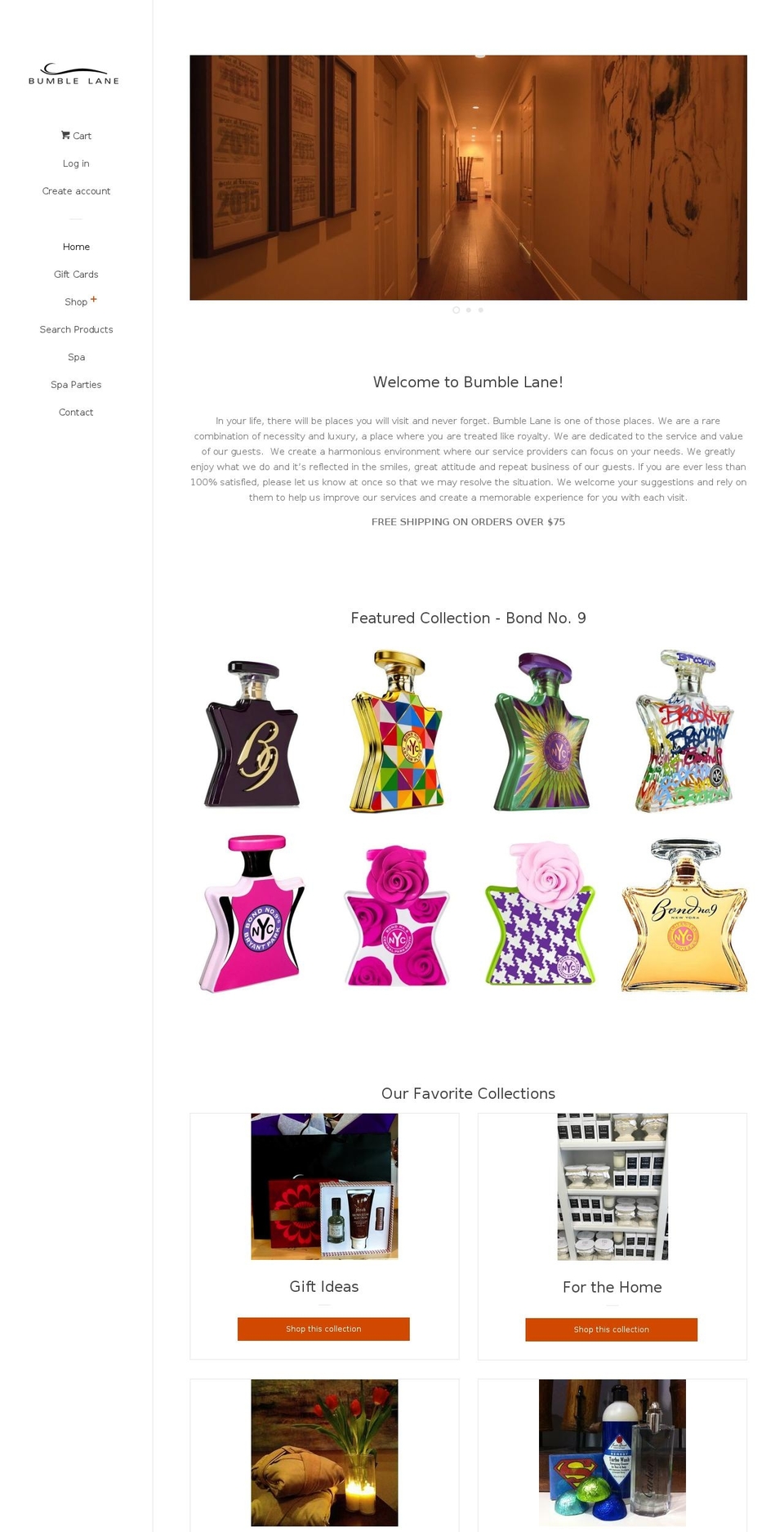 bumblelane.com shopify website screenshot