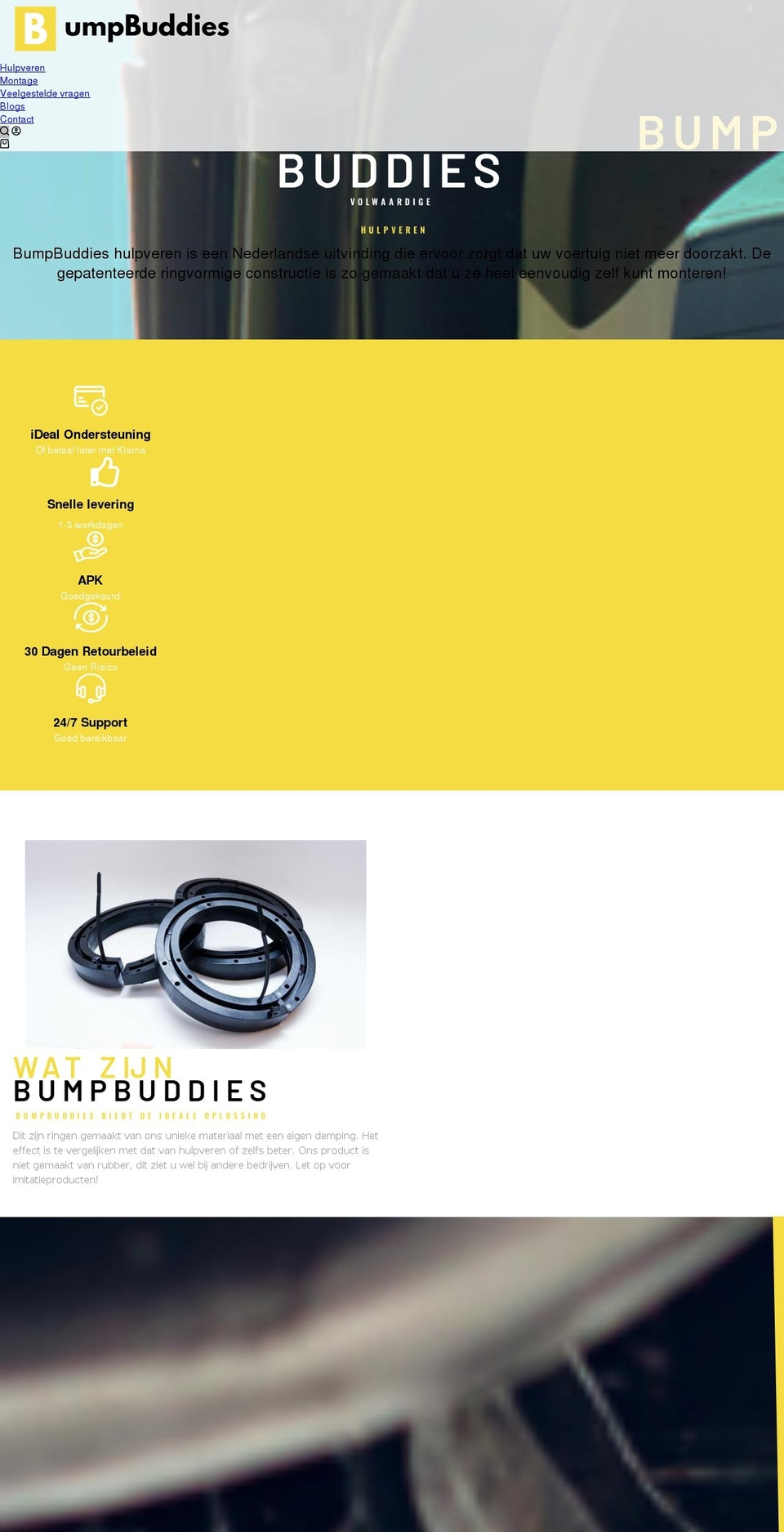 bumpbuddies.nl shopify website screenshot