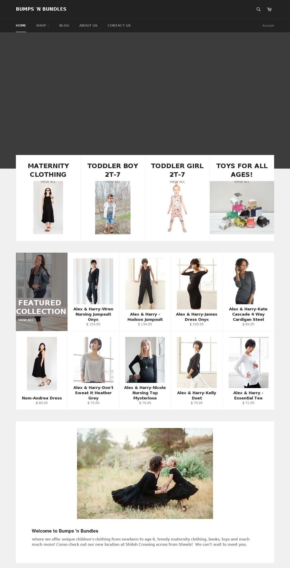 bumpsnbundles.com shopify website screenshot